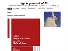 Tablet Screenshot of legalargumentation.com